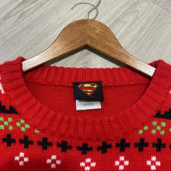 SUPERMAN “Ugly” Christmas Sweater - S/P - Picture 6 of 8
